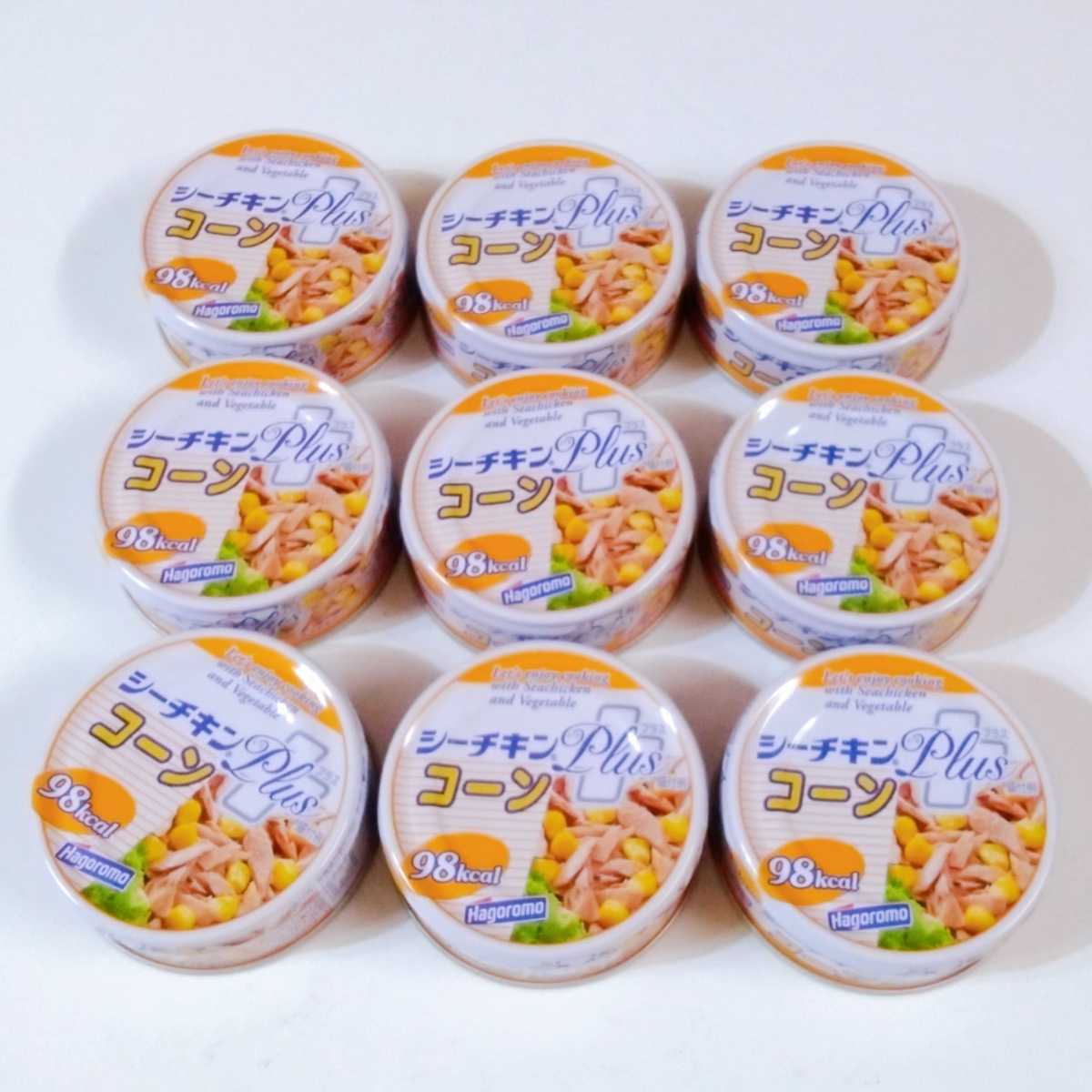Hagoromo シーチキン+コーン　80g入り　9缶セット_画像1
