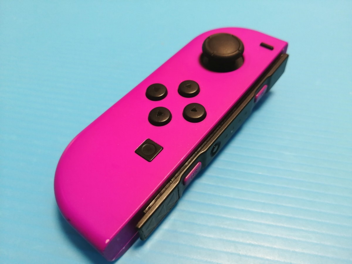 Nintendo Switch Joy-Con (L) ネオンパープル ニンテンドースイッチ ジョイコン 左　消耗部品新品交換済み