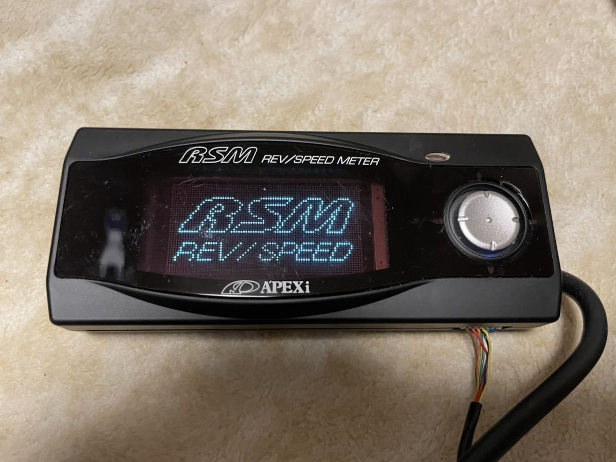 限定モデル Gセンサー付 REV/SPEED METER RSM レブ スピード メーター