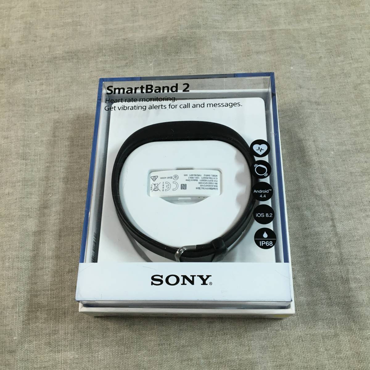  present condition goods Sony wearable action amount total * Heart rate monitor ( black ) Sony SmartBand 2 SWR12JP B