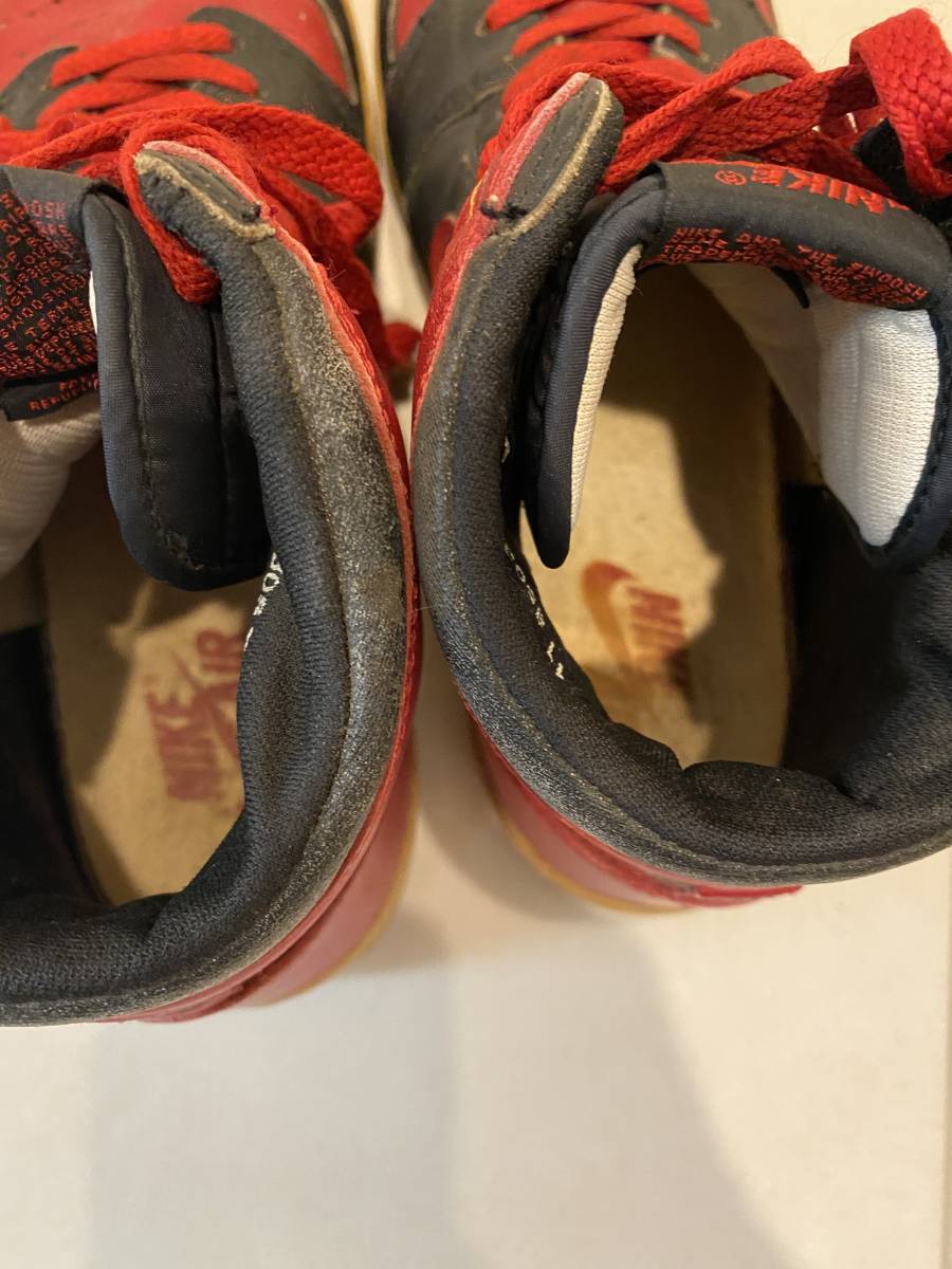 1985年製 NIKE AIR JORDAN1 オリジナル 赤黒 1985年製 ナイキ 1985年製 NIKE AIR JORDAN1 オリジナル 赤黒 1985年製 ナイキ