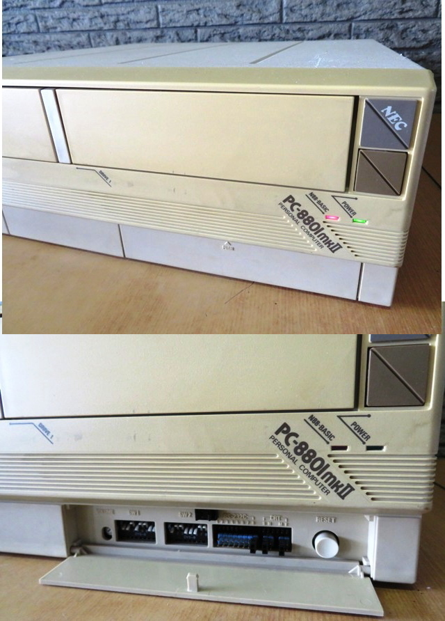 希少/旧型PC/NEC PC-8801MKⅡPCマニア向き　パーソナルコンピューター/キーボード付き　現状_画像3