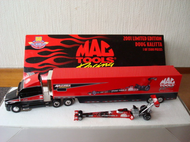 SALE! postage included ultra rare!! MACTOOS trailer & top fuel new goods Doug Kalitta / Mac tool MAC TOOLS Mac tool zMAC