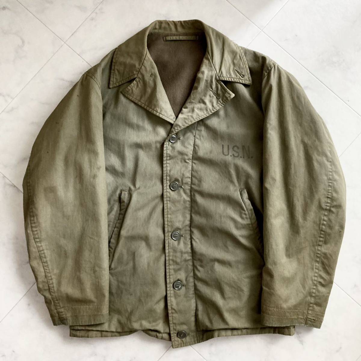 スペシャル WW2 US NAVY COAT 大戦 米軍実物 ミリタリー | tspea.org