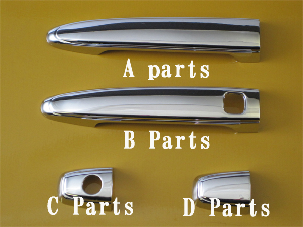マークX ジオ A10系 クローム メッキ ドア ハンドル カバー ノブ WISH－NOBU－FS_画像3