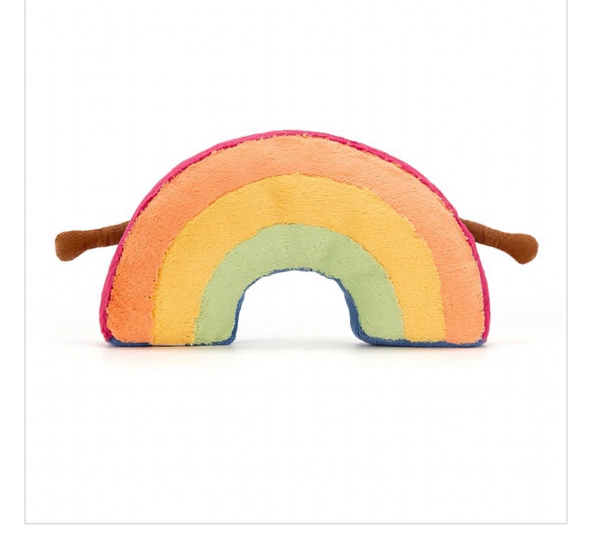 新品　Jelly Cat ジェリーキャット　虹　レインボー　ぬいぐるみ Amazon.co.jp: Jellycat【ジェリーキャット】Amuseable Rainbow