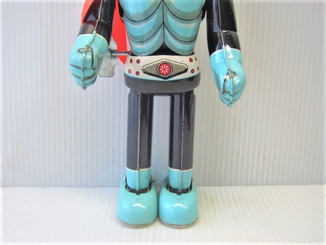美品! エンゼル製 仮面ライダー1号 ブリキ ゼンマイ歩行 昭和40 美品! エンゼル製 仮面ライダー1号 ブリキ ゼンマイ歩行 昭和40