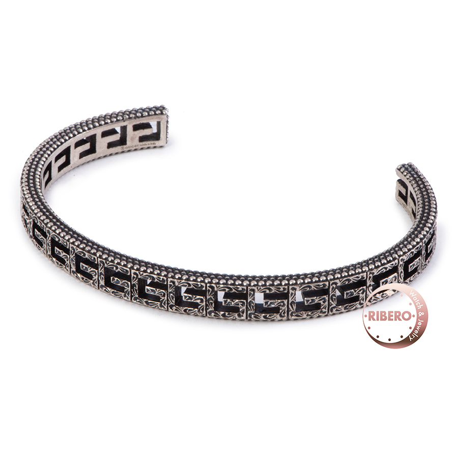GUCCI グッチ スクエアG シルバーブレスレット 576990 J8400 0811
