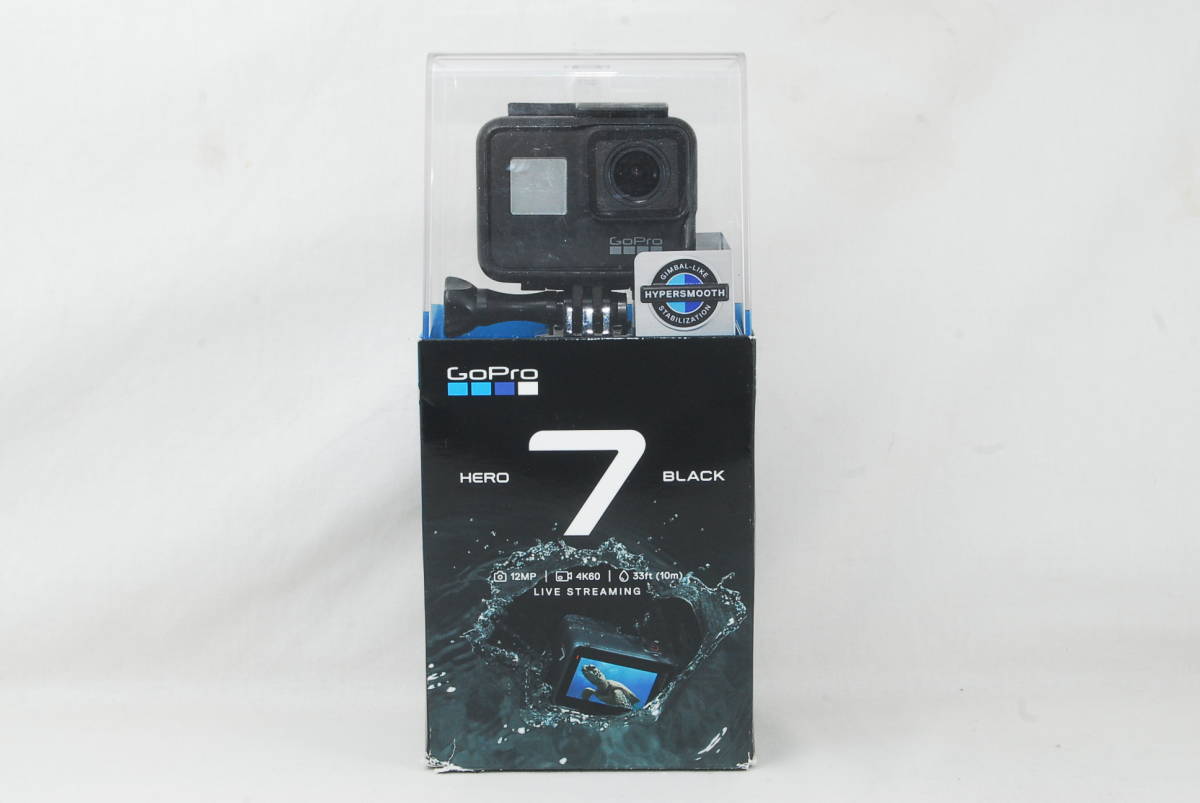 全品送料無料 GoPro HERO7 Black CHDHX-701-FWブラック 防水デジタルアクションカメラ 並行輸入品