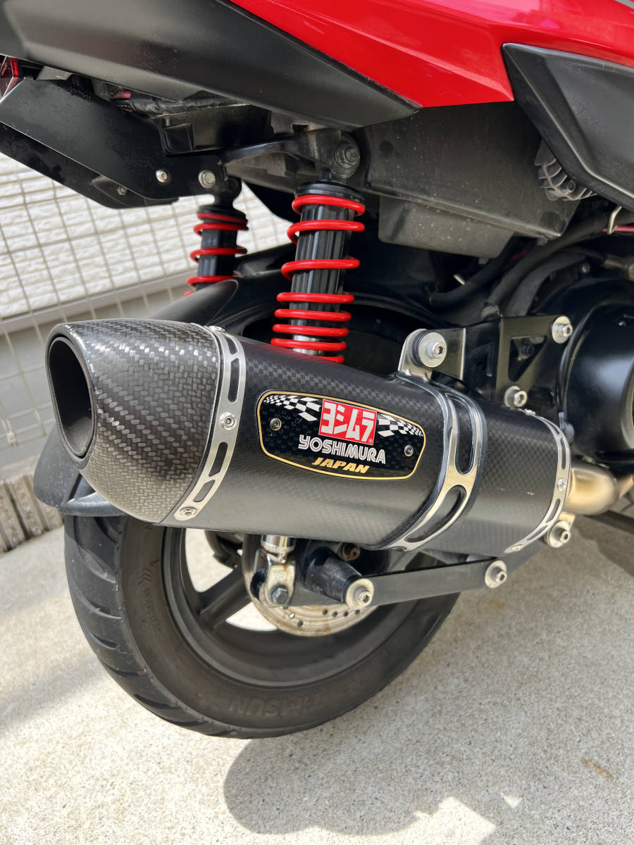 ヤマハ シグナスX　SEA5J 実働車 流れるウィンカー 125cc 通勤 通学 PCX カスタム ヨシムラ YOSHIMURA KOSO 1円スタート_画像4