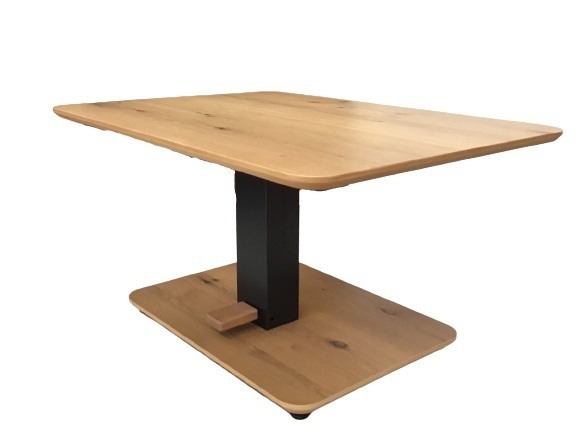 昇降式テーブル リビングテーブル センターテーブル ヒーター無 幅１０５ ナチュラル色_画像3