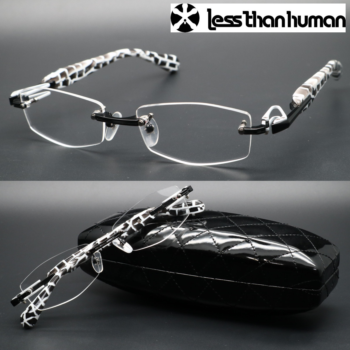 新品・日本製☆less than humanレスザンヒューマン メガネ Metoropolis