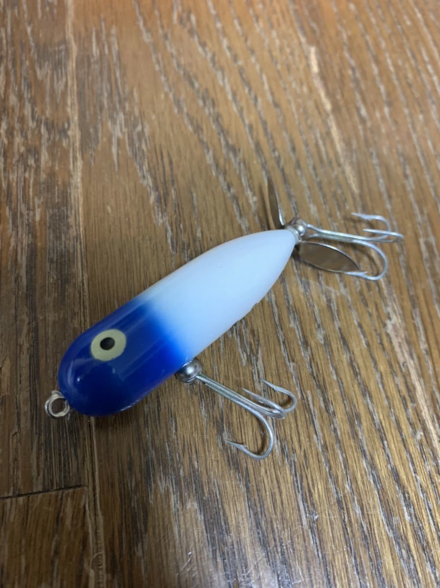 美品 ☆ HEDDON ヘドン ベビートーピード BH (ブルーヘッド) スイッシャー ルアー ☆ BABY TORPEDO ☆ heddon tiny torpedo_画像1