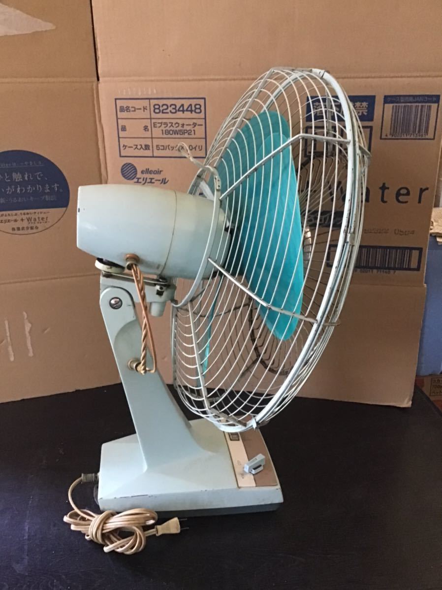MITSUBISHI 三菱 扇風機 DM-40F A.C.Electric Fan 昭和レトロ 作動品_画像6