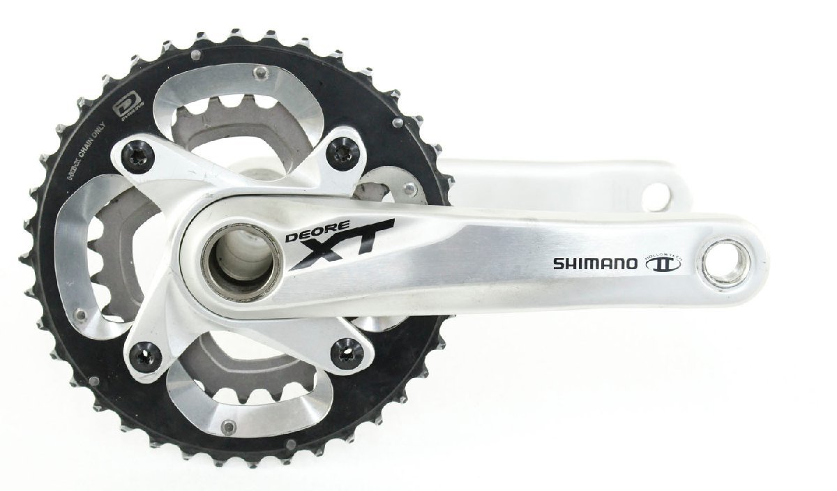 セット ○○【中古・ジャンク品】SHIMANO FC-M785 DEORE XT シマノ ディオーレXT ブラック/シルバー クランクセット” セット ○○【中古・ジャンク品】SHIMANO FC-M785 DEORE XT シマノ ディオーレXT ブラック/シルバー クランクセット”