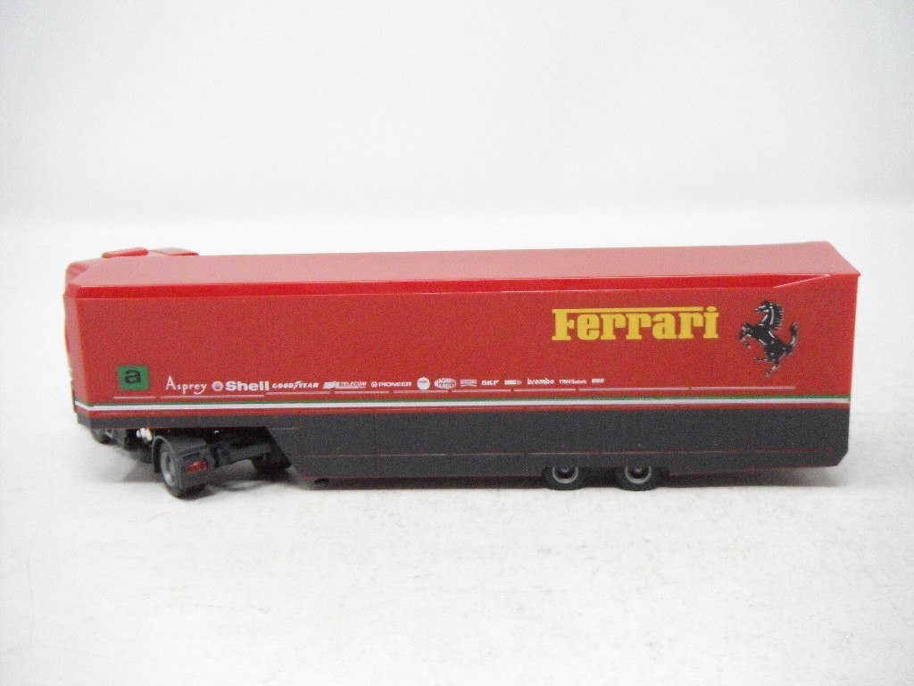 ■パウルモデルアート『1/87 Ferrari Transporter フェラーリトランスポーター プラ製ミニカー』ミニチャンプス。レアです。_画像4