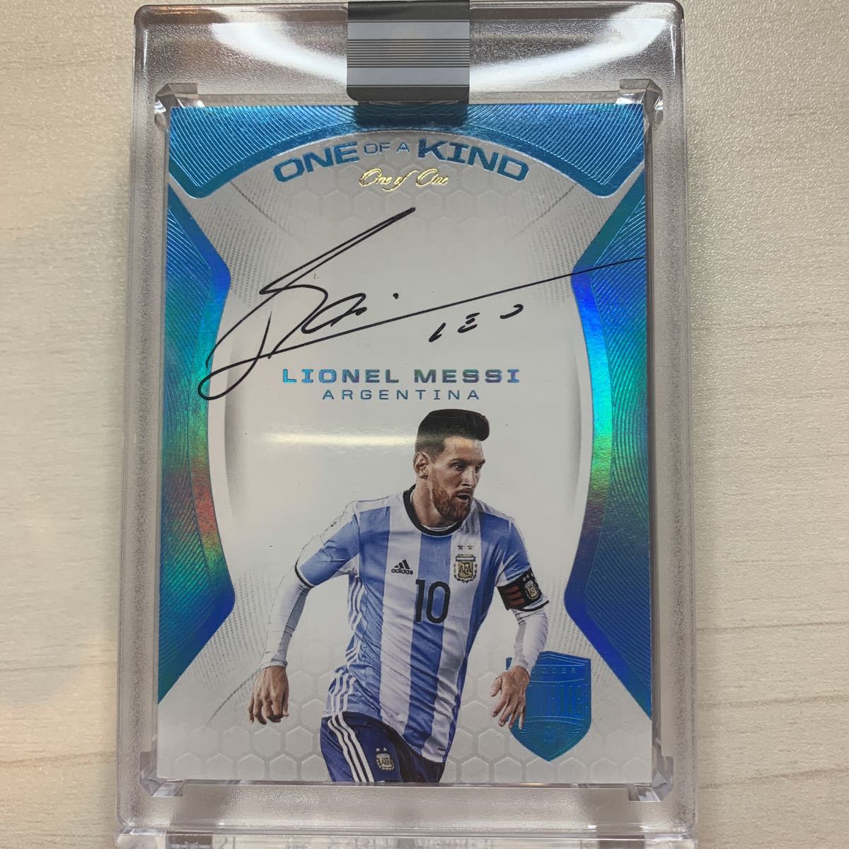 Yahoo!オークション - 世界に一枚のみ Lionel messi 1/1 auto...