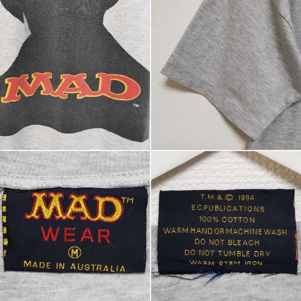 即決 M 90s MAD MAGAZINE マッドマガジン Tシャツ アルフレッド Eニューマン VINTAGE TM