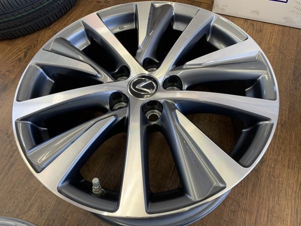 §純正流用に!レクサス ES300ｈ(17X7.5J+40 114.3-5HΦ60)夏用/冬用 LEXUS/TOYOTA IS/プリウスα/エスティマ/カムリ/ES300h 等_画像3