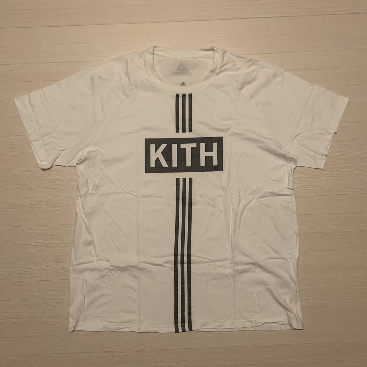 XL KITH adidas Tシャツ Tee コラボ XLサイズ ビッグTシャツ レア palace soccer psg