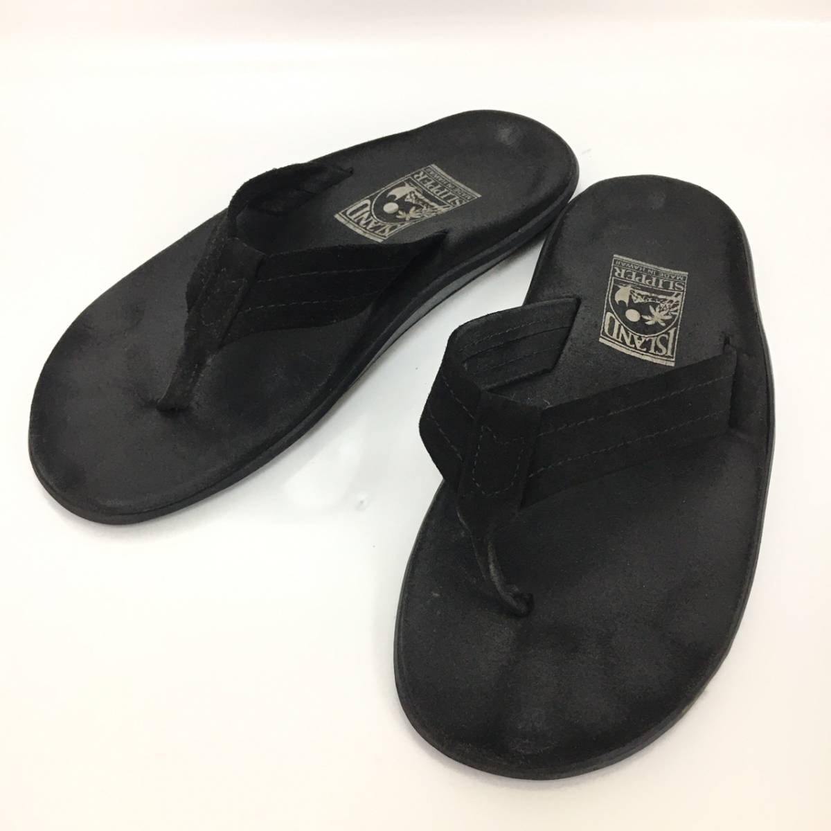 □ISLAND SLIPPER トングサンダル 黒 8(26cm相当) アイランドスリッパ