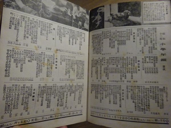 『小学年鑑　昭和十二年』小学年鑑刊行会　昭和11年初版　400頁_画像3
