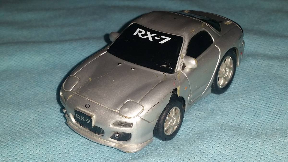 プルバック：マツダ RX-7 2001 シルバー MAZDA C/オクパナ_画像1