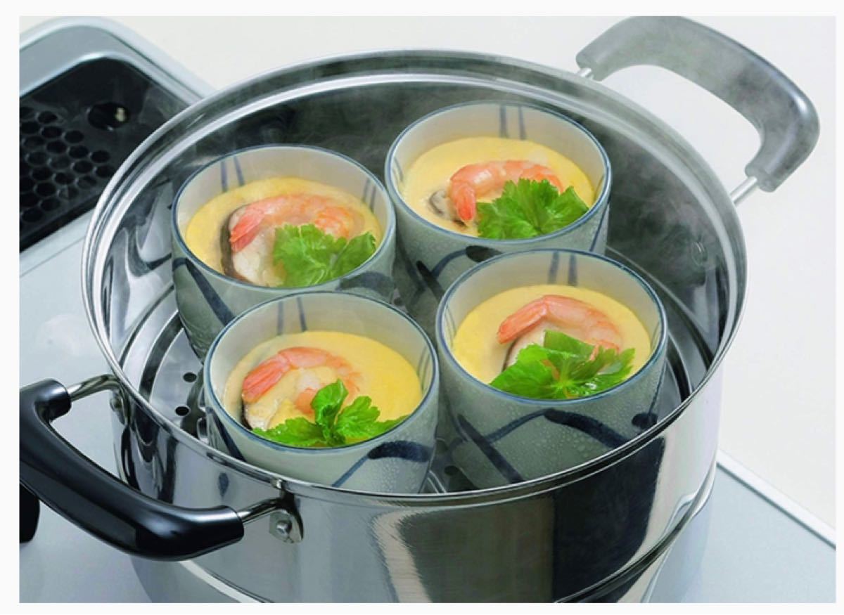 カクセー(Kakusse)  蒸し鍋 兼用 ステンレス製 エスクラス 茹で&蒸し両立　新品
