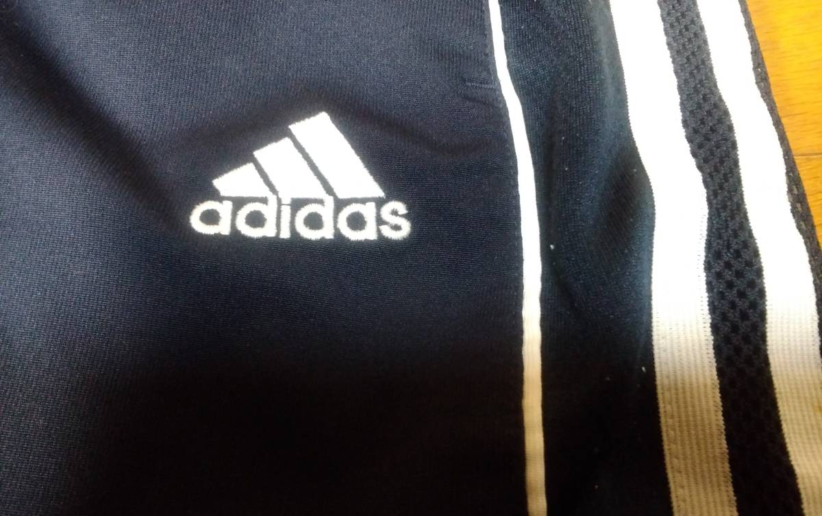 adidas アディダス ジャージ パンツ SIZE:M 濃紺 送料510円～_画像3