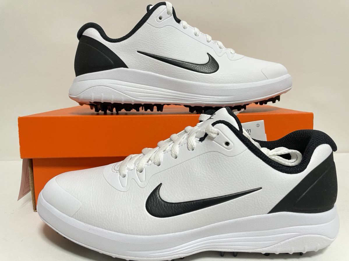 [ бесплатная доставка ][ новый товар ]23.5.Nike Infinity G Golf Shoe (Wide) Nike Infinity G туфли для гольфа ( широкий ) белый / черный 