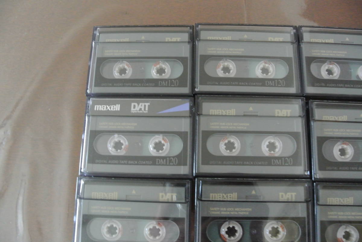 Maxell DAT tape　DM-120　使用済み　120分　10本_画像2