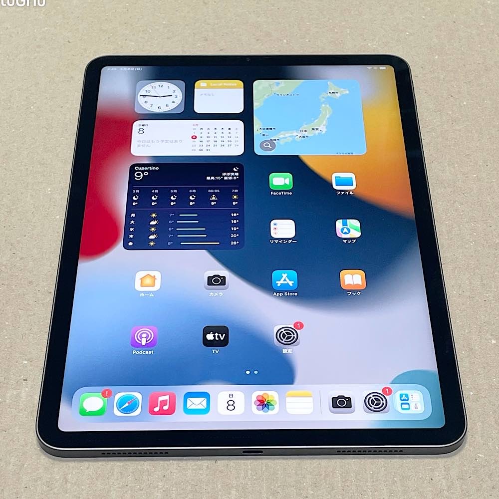 画面&バッテリー新品交換☆iPad Pro 11インチ 第2世代 512GB グレイ