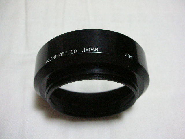 ◆中古品 ASAHI レンズフード Standard Lens 1:1.4 50mm 1:1.8-2 55mm 49φ◆_画像1