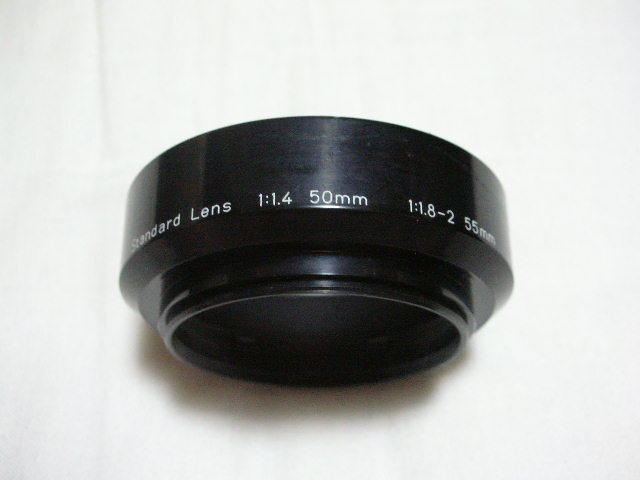 ◆中古品 ASAHI レンズフード Standard Lens 1:1.4 50mm 1:1.8-2 55mm 49φ◆_画像2