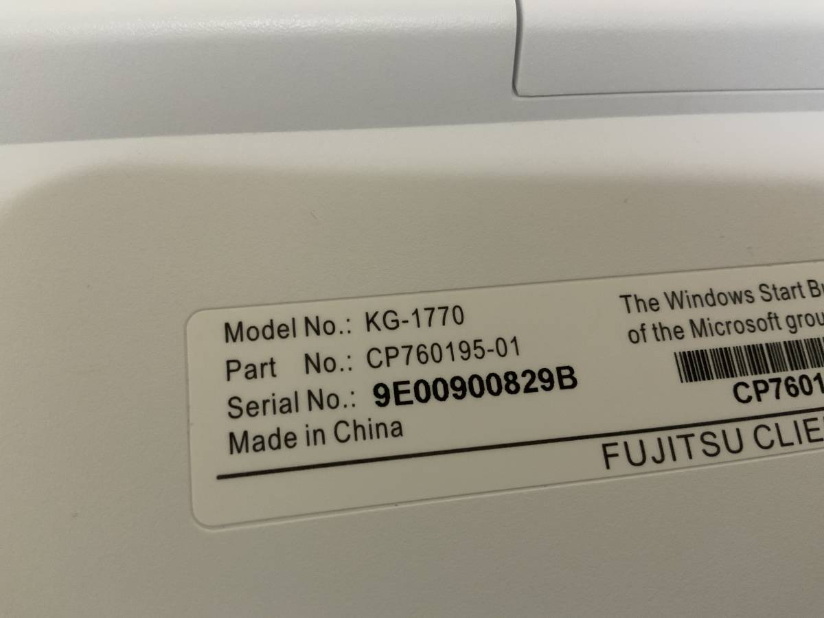 未使用☆FUJITSU KG-1770 MG-1771 ☆ワイヤレスキーボード 未使用☆FUJITSU KG-1770 MG-1771 ☆ワイヤレスキーボード