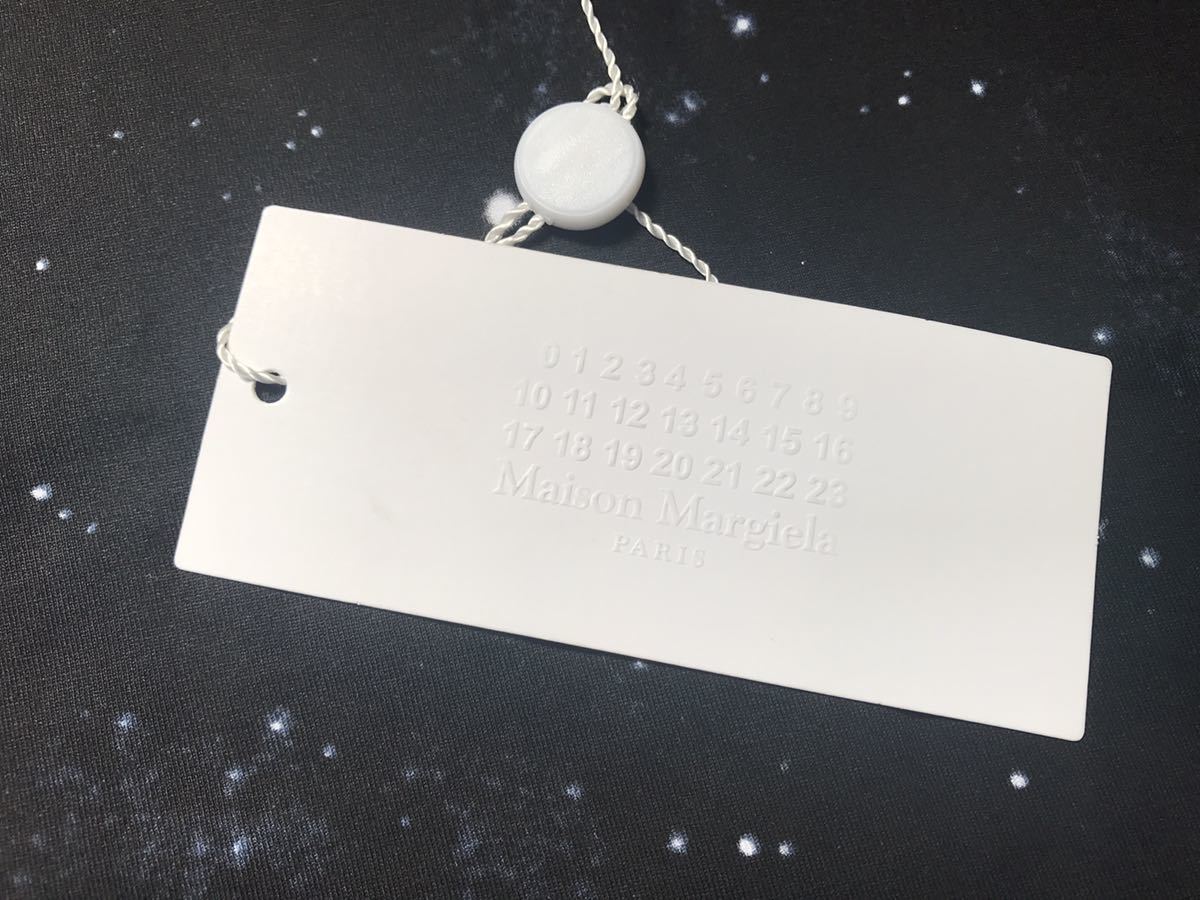 【極美品】定価約36,000円 MAISON MARGIELA UFO print Cotton Tシャツ Black 44 メゾンマルジェラ UFOプリント 4つタグ_画像4