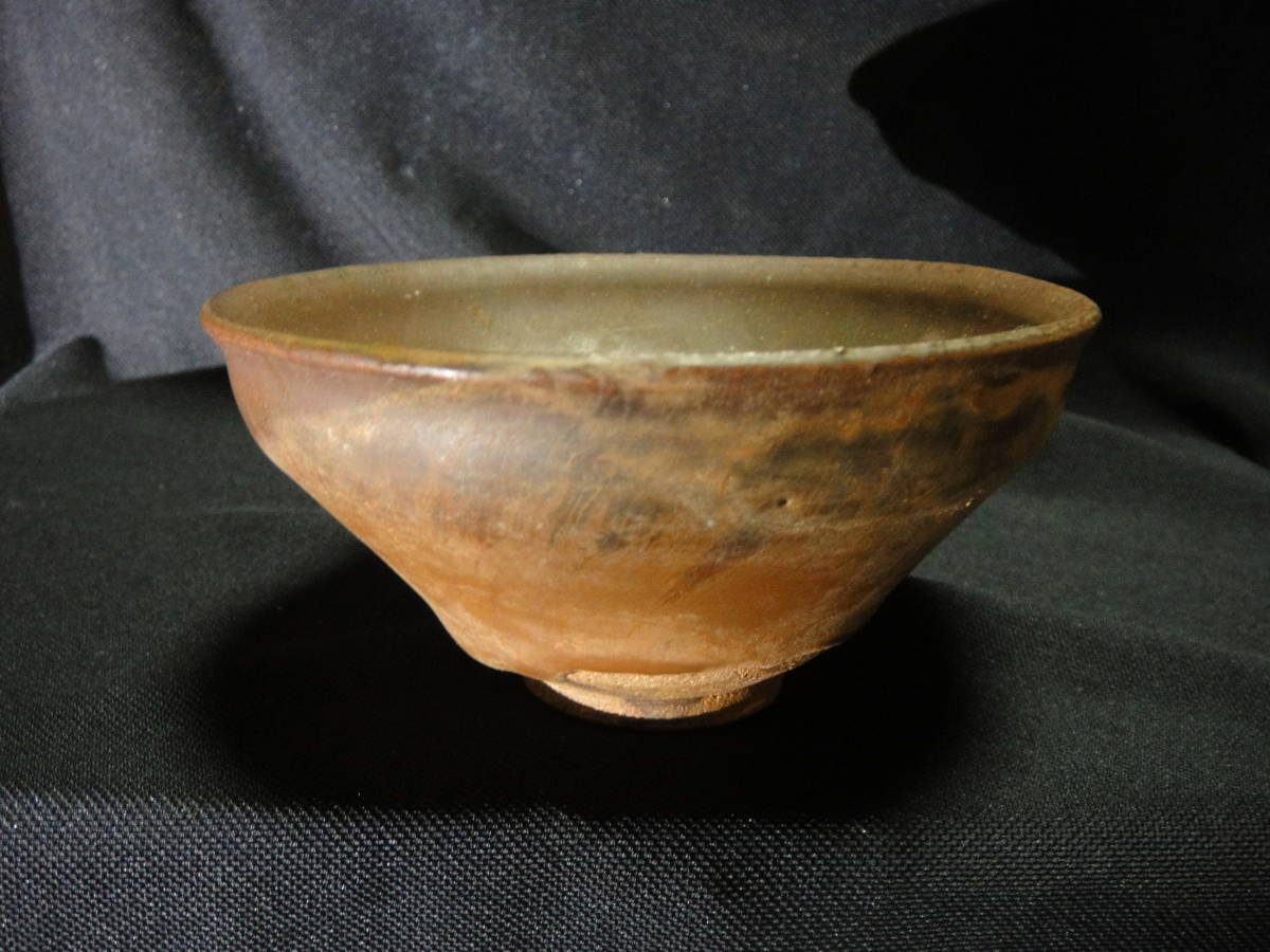 宋元時代柿釉天目茶碗-