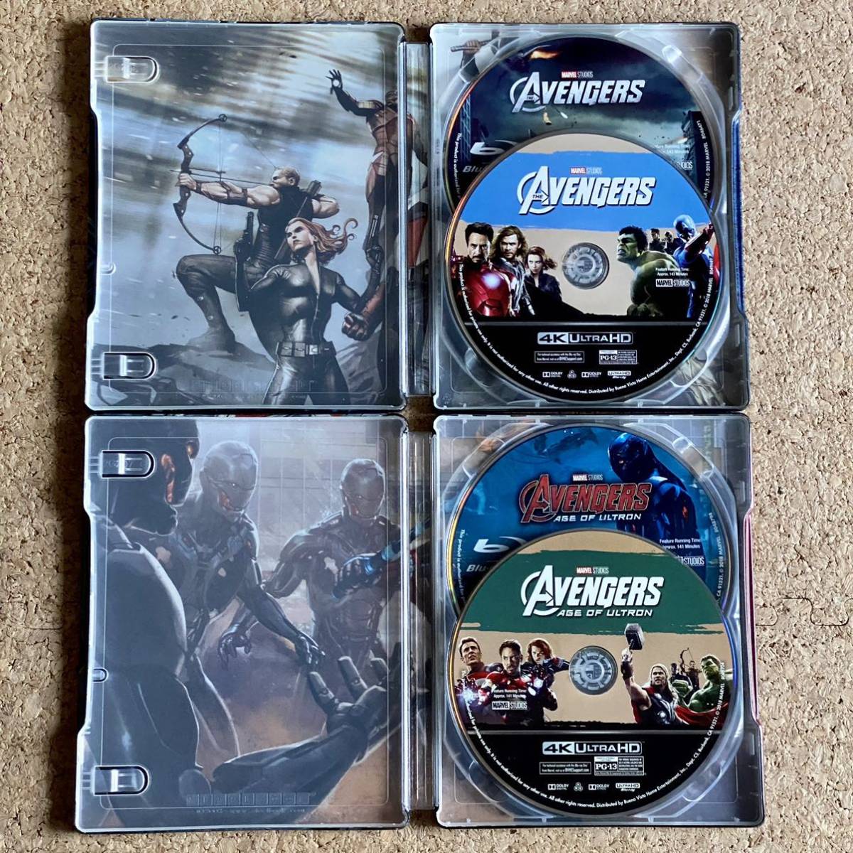 アベンジャーズ スチールブック コンプリート4ムービーコレクション