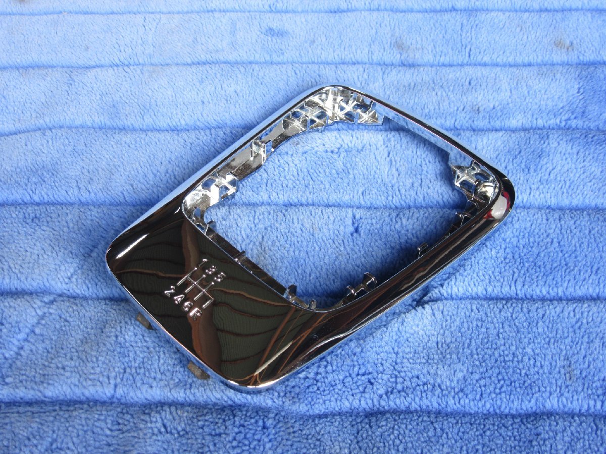 ◇シルビア◇S15◇6速用◇純正オプション品◇メッキシフトパネル◇美品