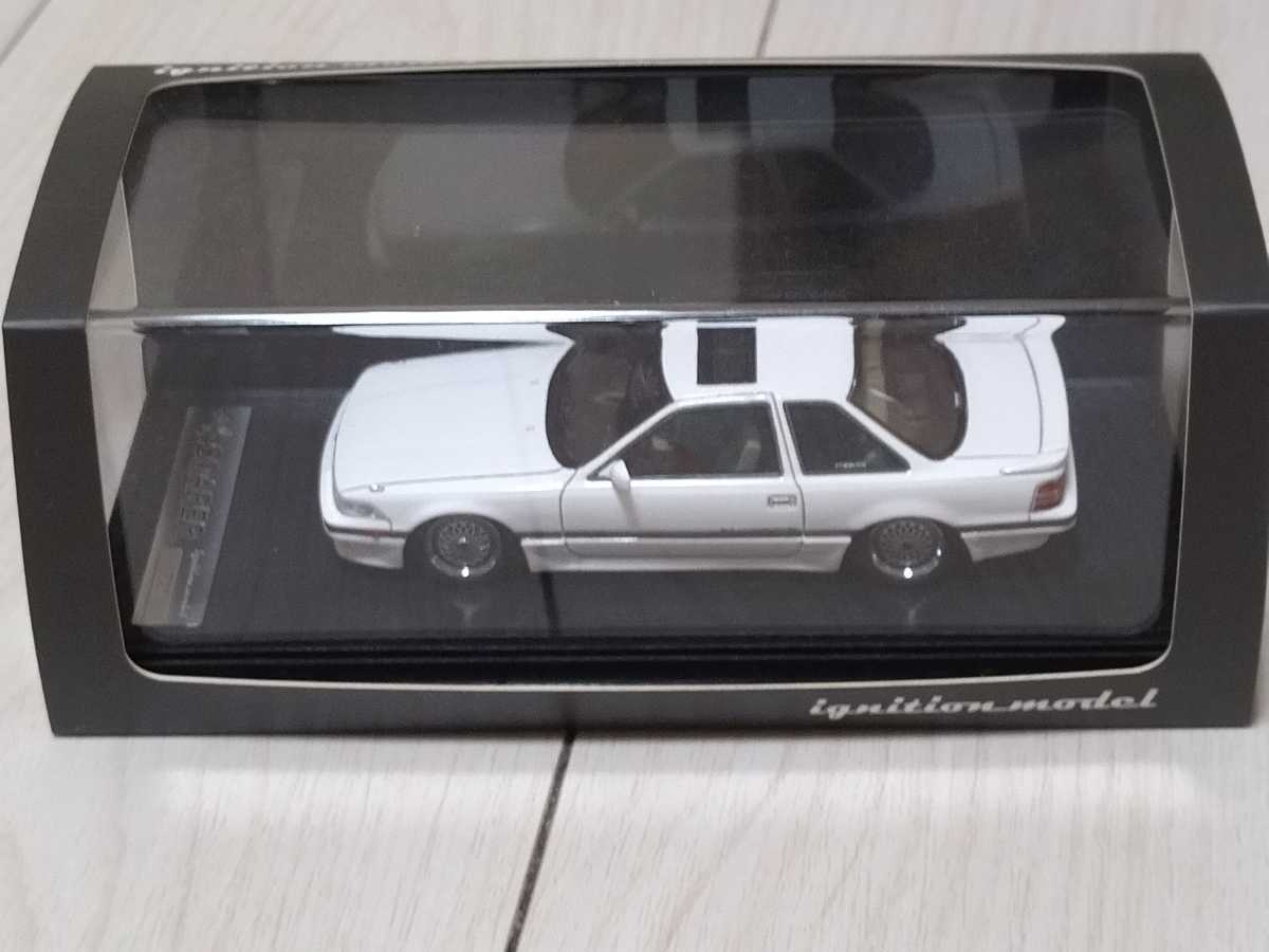 即決ミニカー 1/43IG1318 イグニッションモデル トヨタソアラZ20 2.0GT-TWIN TURBO L ホワイト ローダウン仕様 Toyota Soarer _画像1