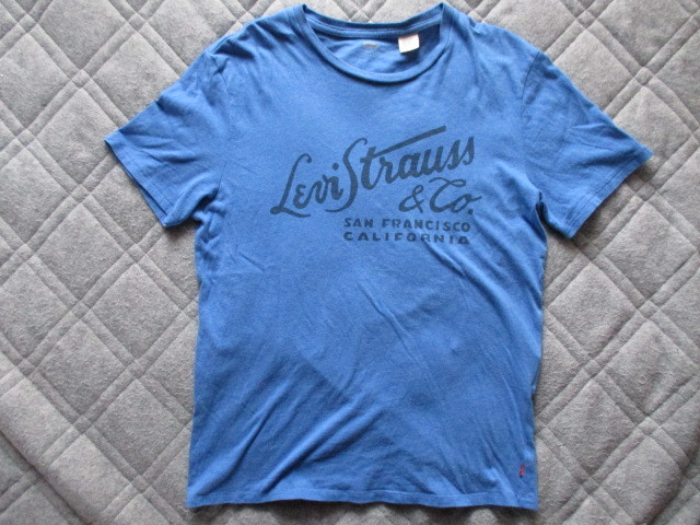 ●●●●●Levi's リーバイス Tシャツ ブルー●●●●●_画像1