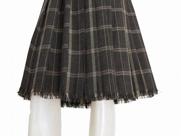 A美品/インゲボルグ INGEBORG プリーツスカート 小さいサイズ S(7号