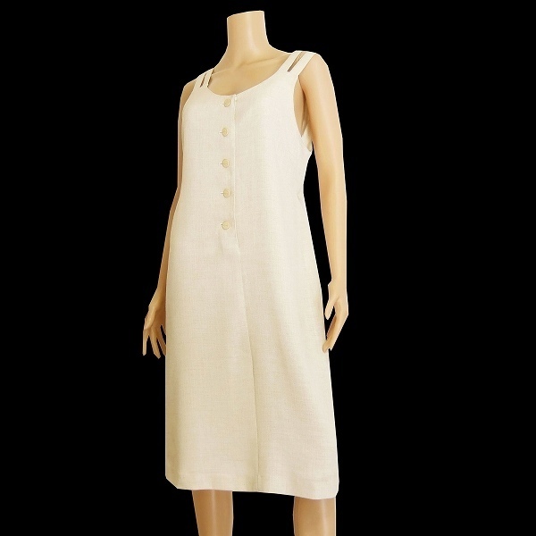 安い A美品/pierre cardin/ピエールカルダン/ベージュ/ロゴ釦