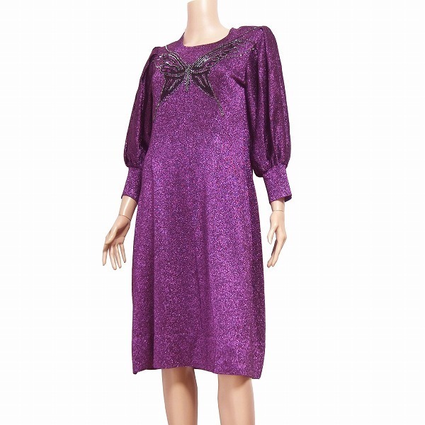 SALE】 美品/ フォーマル レディース 春秋冬向け ニットの女王 耀き蝶