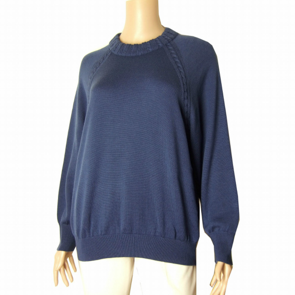 非売品 表記13号(42号/LL相当) 大きいサイズ 極柔ニット Leilian M美品