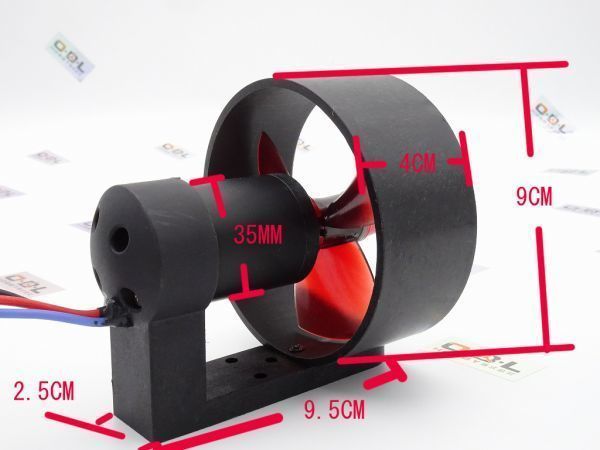 ラジコン救難救助回収艇 /フィッシングボート自作用/ブラシレス水中推進器 /3548モーター/ 350KVの画像2