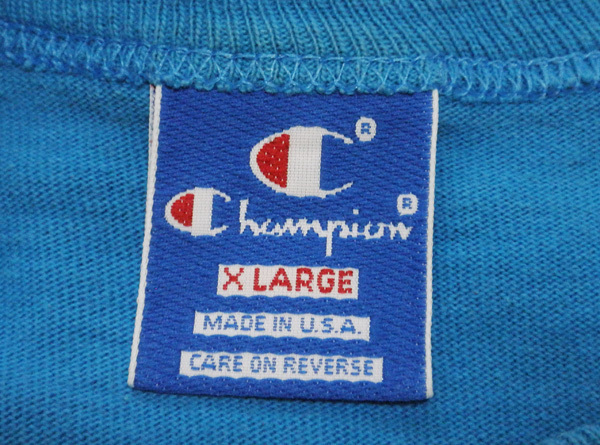 XL【80's 90's/チャンピオン・Tシャツ】ヴィンテージ コットン ロゴT 米国製 アメリカ製 ヘビーウェイト Champion 古着_画像3