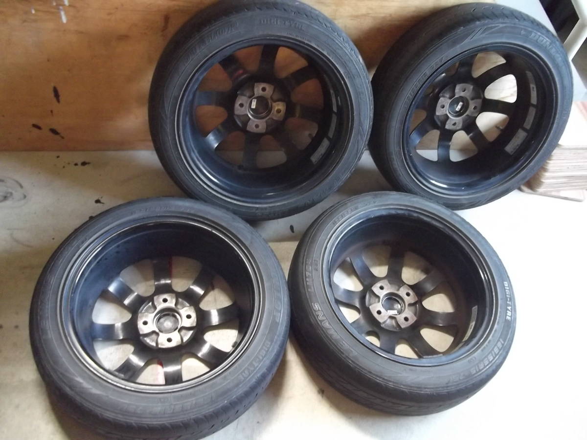 RAYS鍛造軽量3.9Kg軽量スーパーエコ15インチOFF+45-5.5J-PCD100-4H+