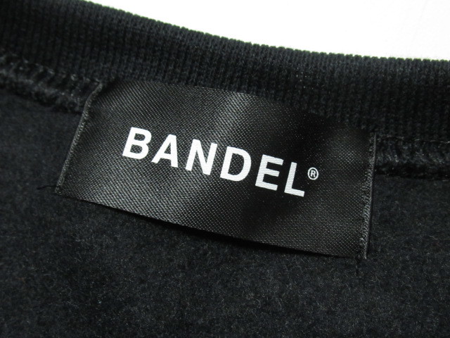 【極美品】 BANDEL バンデル golf プリント トレーナー size L ブラック スウェット ★同梱可_画像6