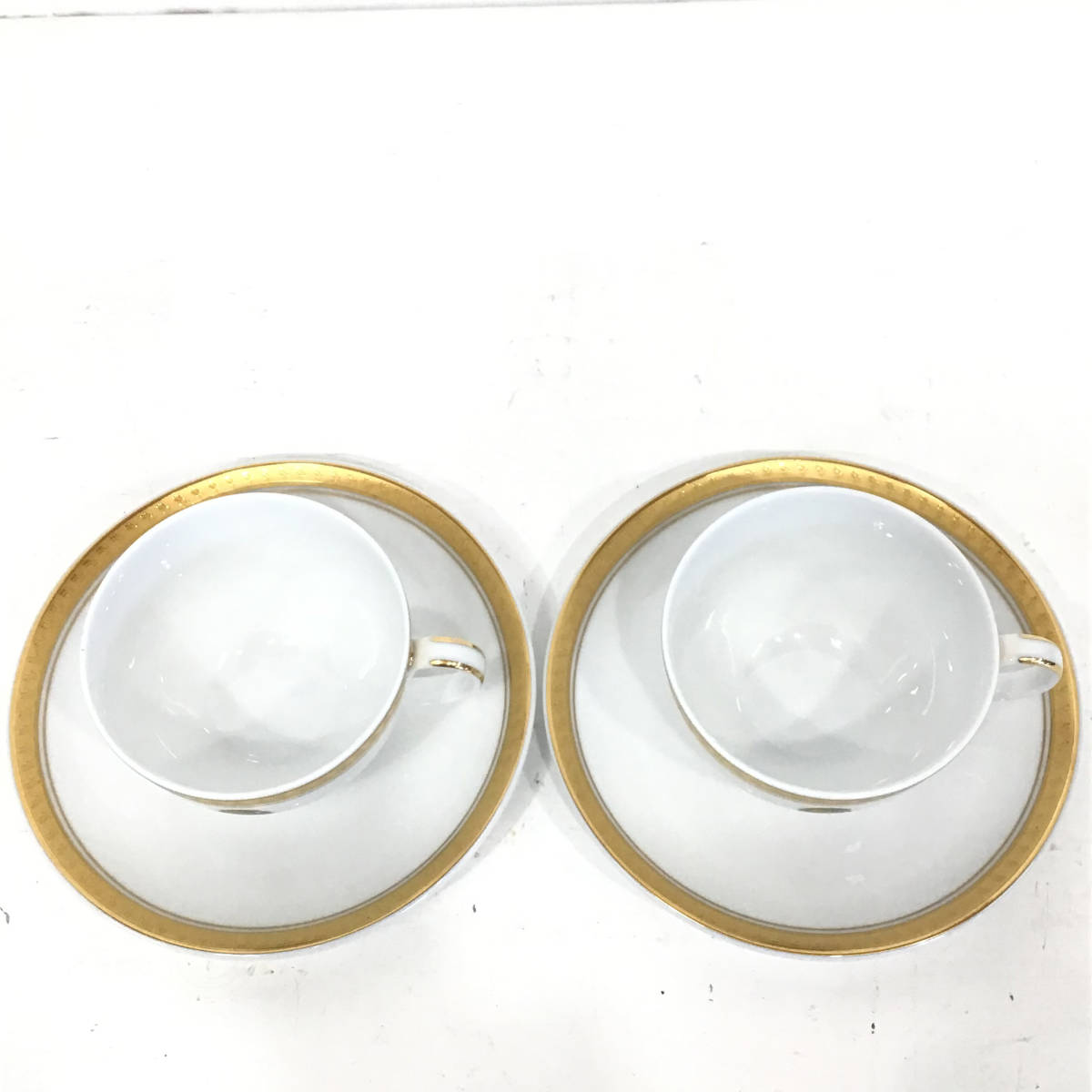 22R142 2 Noritake ノリタケ SENDAI ROYAL PARK HOTEL カップ＆ソーサー ペア 中古品_画像3